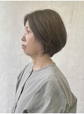 50代60代若見えスタイル☆上品な丸みボブ