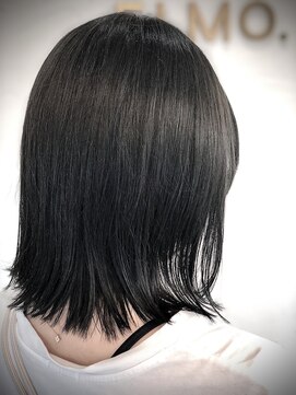 ヘアデザイン ファブロ(hair design FABRO.) 切りっぱなしボブ/ダークグレージュ/オージュアトリートメント