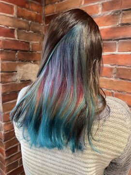 ヘアメイク エンデュー(hair make EnDeux) インナーカラー