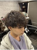 滋賀/南草津/メンズ美容室/波巻きツイストスパイラルパーマ