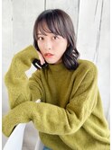 20代30代40代　黒髪ミディアムくびれレイヤー＃883