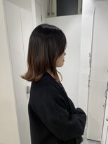 ウル 表参道(HOULe)&nbsp;外ハネボブ髪質改善ボブ顔まわりレイヤー20代30代40代[表参道]