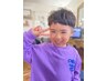 〈未就学〉キッズシャンプーなしカット　￥2200