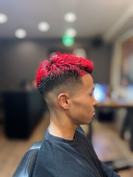 アソビ(ASOBI) スキンフェード×ダブルカラー