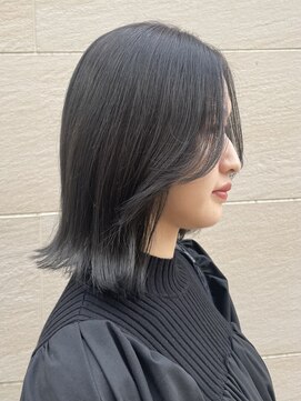 スタイル 成城学園前(STYLE) 【伸ばしかけの前髪】顔回りレイヤー×透明感グレージュ６トーン