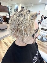 スウェル 稲毛店(Swell)&nbsp;サーフカール/フェザーパーマ/ブルーブラック/稲毛駅/眉毛