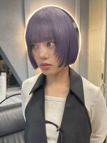 ヴィヴィー 福岡天神店(VIVIE) ラベンダーカラー/ミニボブ