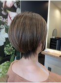 【白髪ぼかし】大人女性ショート