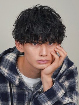 フィフス 原宿(fifth) 原宿シャドウパーマメンズカットラウンドマッシュ30代20代緩め