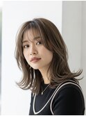 クラゲヘアー/オリーブグレー/小顔/吉祥寺