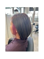 ニカ(NIKA)&nbsp;ラベンダーグレージュ・インナーカラーピンク