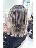 レイヤーボブハイライトバレイヤージュ