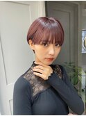 大人ガーリー/レイヤーショート/前髪白髪/20代30代40代50代/池袋