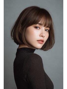 ロッソ ヘアアンドスパ 谷塚店(Rosso Hair&SPA) 前髪顔まわりカット／外はねボブ／ショートボブ