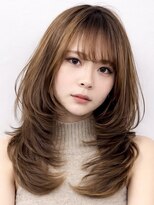 ベルグローアルファ(BELLE GROW ALPHA)&nbsp;ブリーチハイライト髪質改善ダブルカラーレイヤーカット