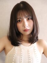 サンド ミュウ 横浜店(sand mieu)&nbsp;大人可愛い/ミディアムレイヤー/ショコラブラウン/横浜駅