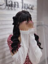 ヘアセット クラン ルシェ 心斎橋玉屋町店(hair set Clan luce) 立体リボンくるみちゃんヘア/心斎橋ヘアセット