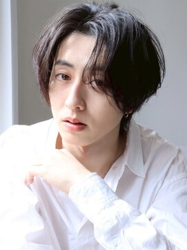ルーシー 名古屋栄(LUCEY) センターパートニュアンスパーマフェザーパーマ波巻きパーマ