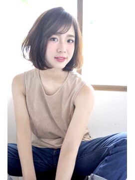 エルフォ(elfo) 【elfo】流し前髪でひし形ボブ