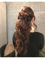 ルカ(RUCA)&nbsp;ハーフアップアレンジ☆RUCA work style