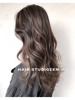 ヘアースタジオ ゼン(hair studio Zen) 外国人風ハイライトデザイン