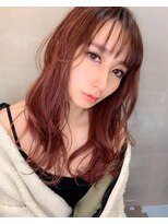 カームリーヘアー(calmLY HAIR) 前髪/アンブレラカラー/こなれミディ/イメチェン/ウェーブパーマ