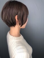 ラウンジ モリオ イケブクロ(Lounge MORIO Ikebukuro) 【morio池袋】大人かわいい黒髪前下がりマニッシュショート