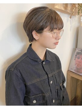 ロティー(loty) 【loty川原一高】眉ラインバング×耳掛けショート