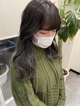 美容室 サワコ 国府店(SAWAKO) インナースモーキーグレー