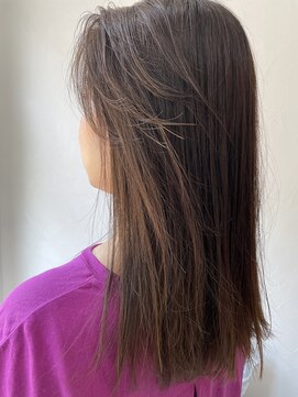 ルカ カメアリ(LUCA) うる艶ベージュカラー　白髪ぼかしハイライト