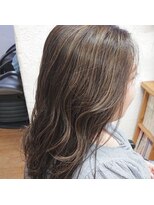 南フランス風ヘアブティック シェルクレール&nbsp;細めハイライト×ナチュラルグレージュ
