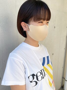 アルディ ユーカリが丘店(HARDI) 【星野】ブラウンベージュ×耳かけショートボブ☆