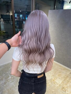 メリー オオサカ(Merly Osaka) ハイトーンホワイトカラー_white lavender ash_