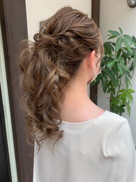 ティダスマイル(tida smile) ヘアアレンジお客様スタイル