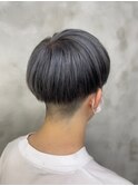 【メンズスタイル】シルバー × マッシュ