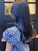 ビューティービースト 一宮店(beauty:beast)&nbsp;ブリーチオンカラー/透明感ダークブルー