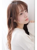 シースルーバンク_大人フェミニン_ヌーディベージュ