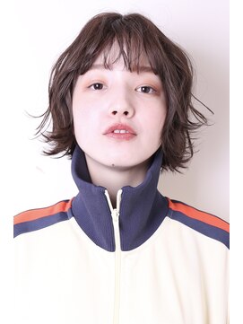 バーニー(BARNEY) 大人かわいいショートボブニュアンスカールココアベージュ1106