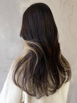 アルバム 渋谷パルコ(ALBUM) インナーホワイトレイヤーカット_チェリーブラウン_ba374992