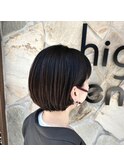 コロンと丸みショートボブ　似合わせカット／町屋駅