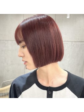 サンド 池袋(sand) イメチェン/ショート/ボブ/ピンクブラウン/髪質改善