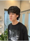ウルフパーマ メンズパーマ 前髪パーマ/20代/30代/40代