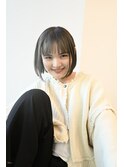 切りっぱなしボブ/マルチダボブ/ワイドバング/オン眉