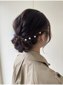 アップスタイル◯シニヨン◯お呼ばれヘア◯ヘアセット