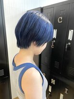 ギフト ヘアー サロン(gift hair salon) 【ブリーチ☆ブルーショート】原口健伸