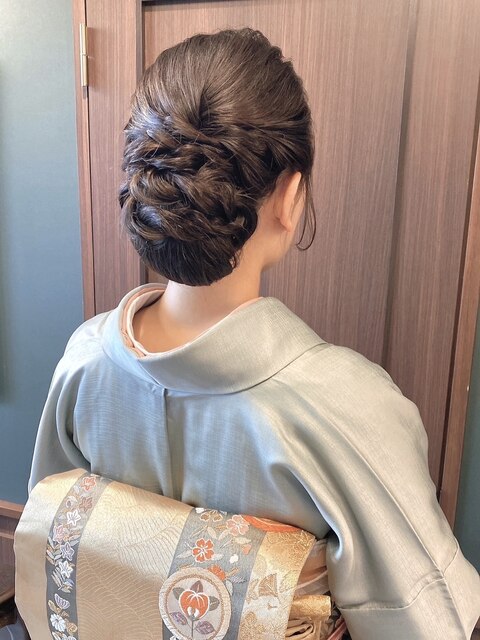 ヘアセット、着付け