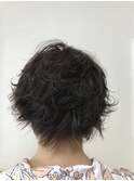 ショートレイヤーウルフウェーブ