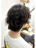 ミディアムパーマニュアンスパーマ 奥東 巧真