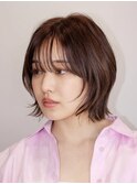小顔レイヤーボブ20代30代