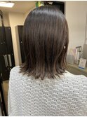 前髪 ネビージュ ボブルフ 黒髪 ワンレン 小顔 "